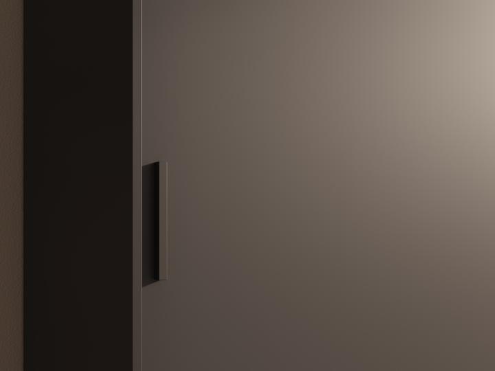Image du produit ADRK Furniture Armoire à portes coulissantes avec miroir Hailey 120 (120 x 60 x 205 cm)