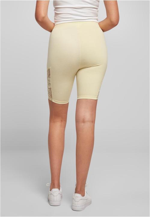 Actual product image Urban Classics Ladies High Waist Lace Inset Cycle Shorts - 16956 (4XL)