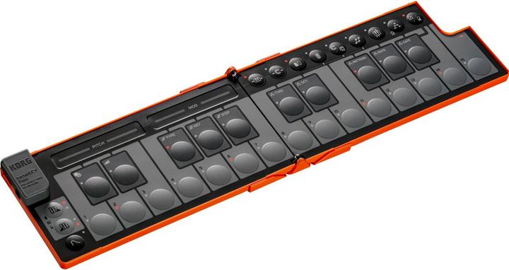 Actual product image Korg Keyboard Controller nanoKEY Fold Lava Orange Limited (Keyboards)