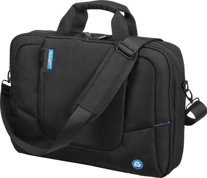 Lightpak Laptoptasche RPET Kunstfaser schwarz (17", Universal)