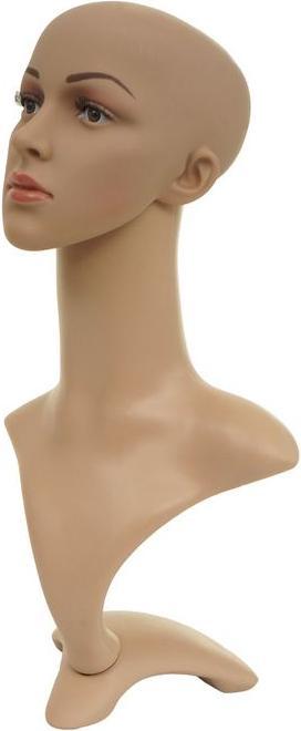 Produktbild Mendler Mannequin-Kopf HWC-G70, Perückenpuppe Frau, beweglich 55cm