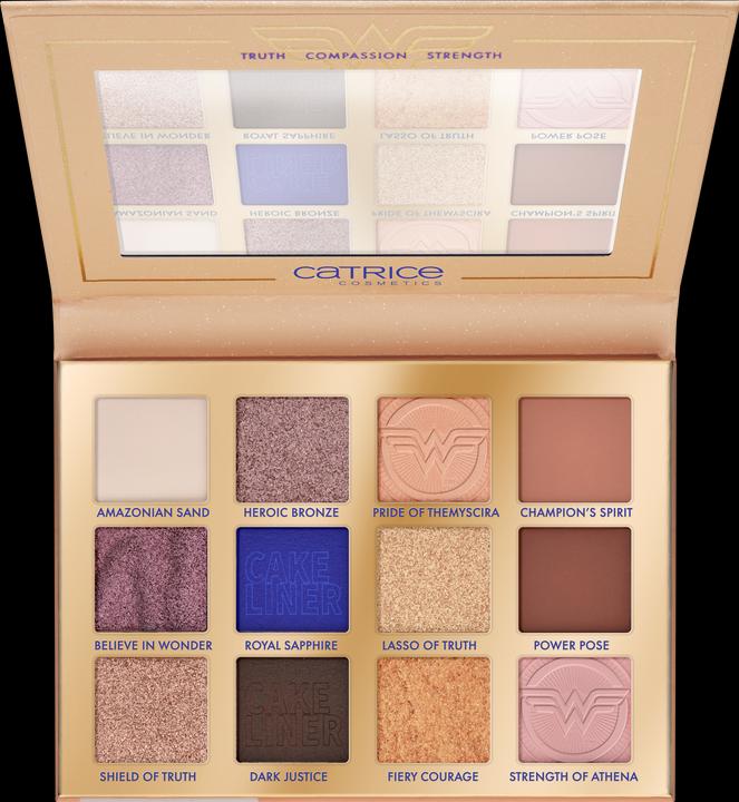 Catrice Wonder Woman Eyeshadow Palette (020 Amazonian Warrior, 010 Wonder Woman Story)