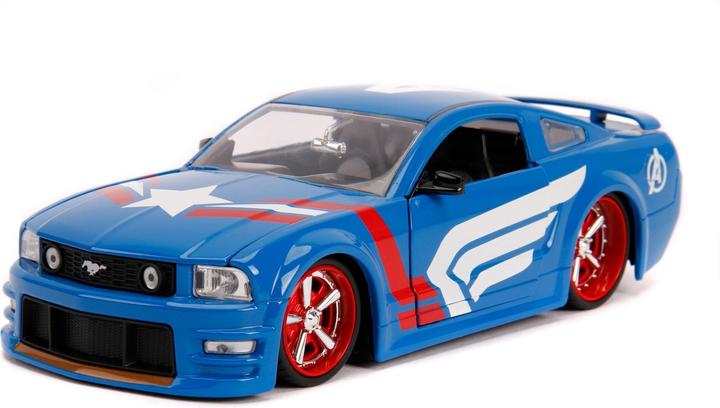 Image du produit Jada Avengers Captain America avec voiture 1:24