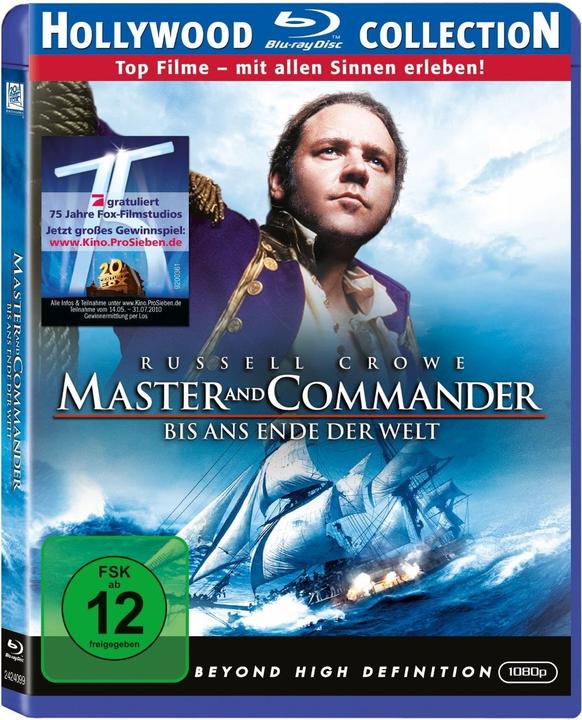 Master And Commander: To The End Of The World (Blu-ray, 2003, English, German, French)