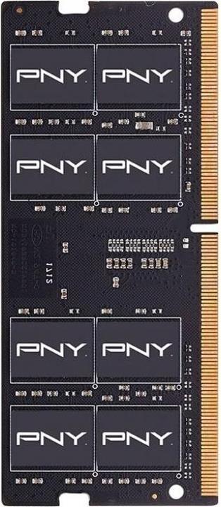 Actual product image PNY Notebook memory DDR4 21300 MN16GSD42666-SI BULK (1 x 16GB, 2666 MHz, DDR4-RAM, SO-DIMM)