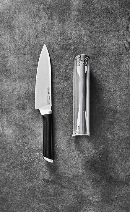 Produktbild Tefal Ever Sharp Kochmesser mit Messerschärfer-Etui (16.50 cm)
