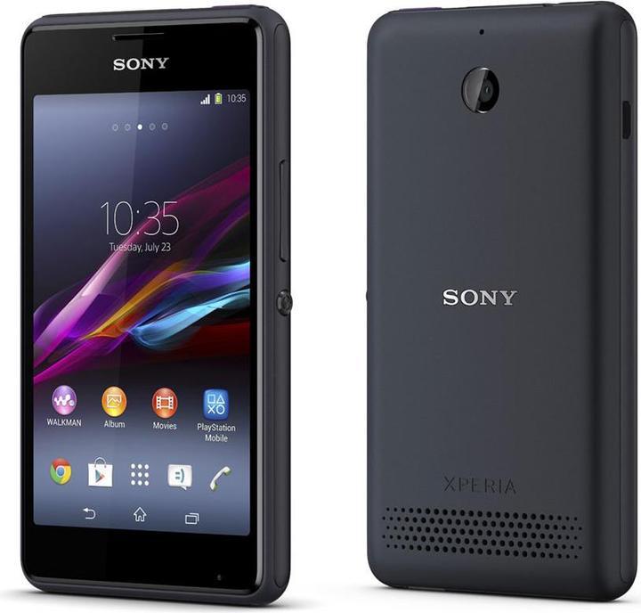 Produktbild Sony Xperia E1 (4 GB, Schwarz, 4", Single SIM, 3.15 Mpx, 3G)