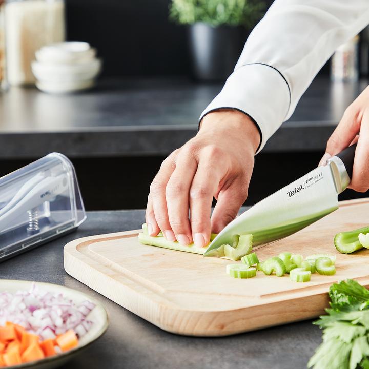 Produktbild Tefal Ever Sharp Kochmesser mit Messerschärfer-Etui (16.50 cm)