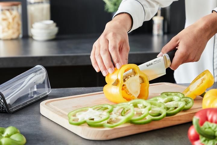 Produktbild Tefal Ever Sharp Kochmesser mit Messerschärfer-Etui (16.50 cm)