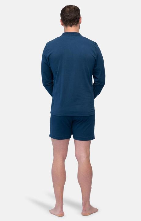 Produktbild greenjama Herren Langarm-Shirt mit Polo-Kragen (M)