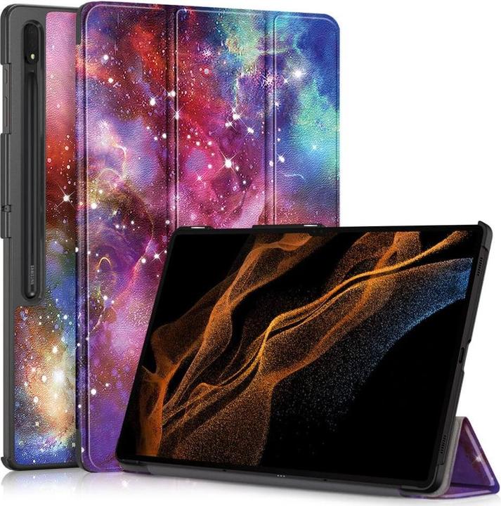 Actual product image Cover-Discount Galaxy Tab S9 Ultra - Tri-fold Smart Case Universe (Galaxy Tab S9 Ultra)