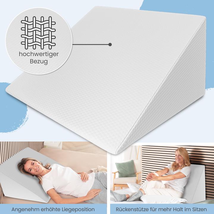 Actual product image Aktivshop Bett und Sofa Keilkissen (30 x 50 x 60 cm)