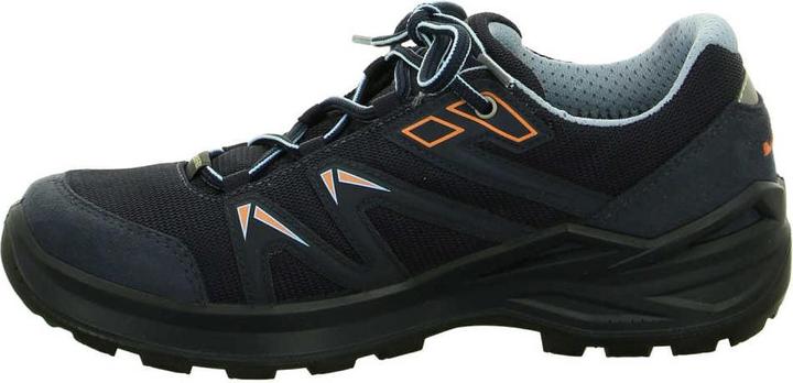 Actual product image Lowa Innox Pro GTX LO Lacing steel blue/salmon (37)