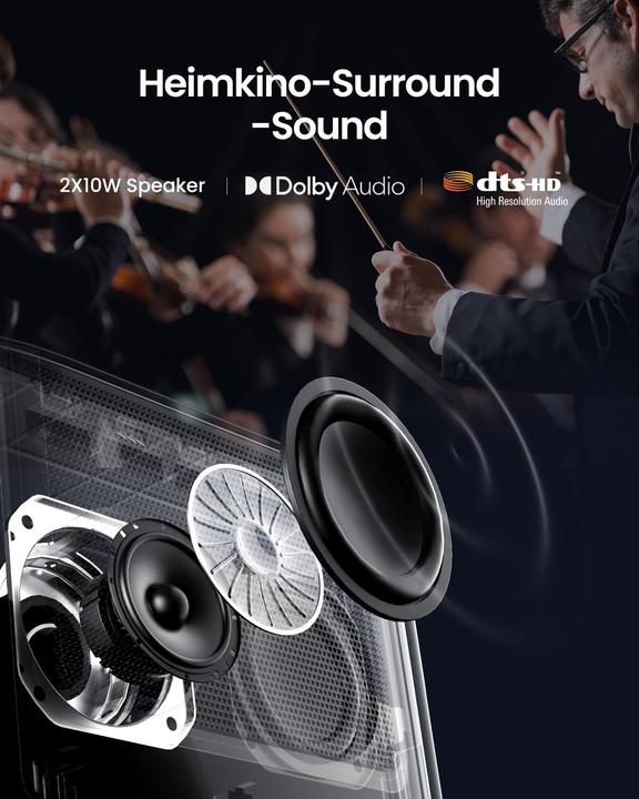 Dangbei 4K Heimkino-Beamer mit Auto Keystone (4K)