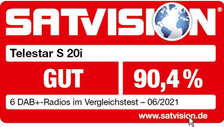 Produktbild Telestar DIRA S20i (DAB+, FM, UKW, Internetradio, Bluetooth, WLAN)