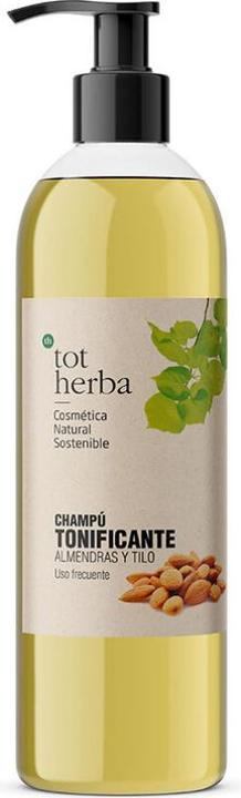 Immagine prodotto Tot Herba CHAMPÚ TONIFICANTE almendra y tilo 500 ml (500 ml, Shampoo liquido)