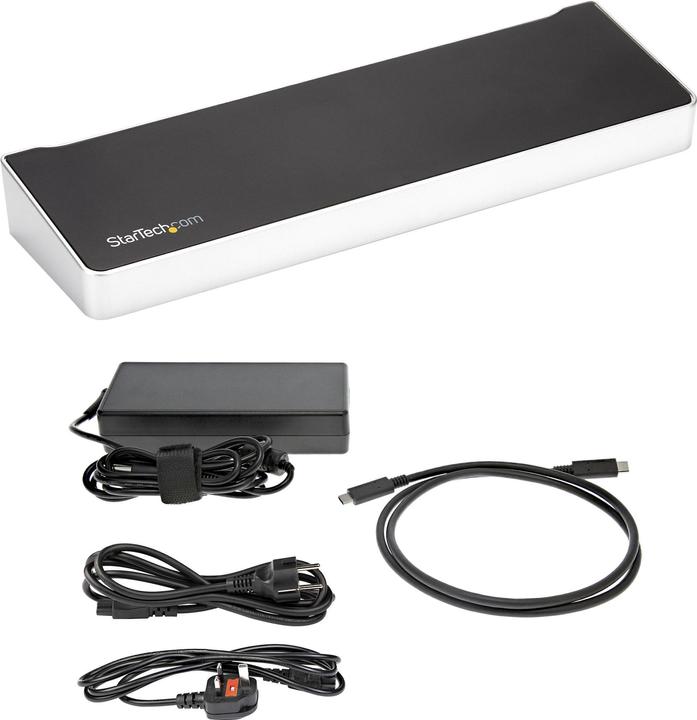 Actual product image StarTech Triple Monitor 4K USB-C Docking Station (USB-C, 6 Ports)