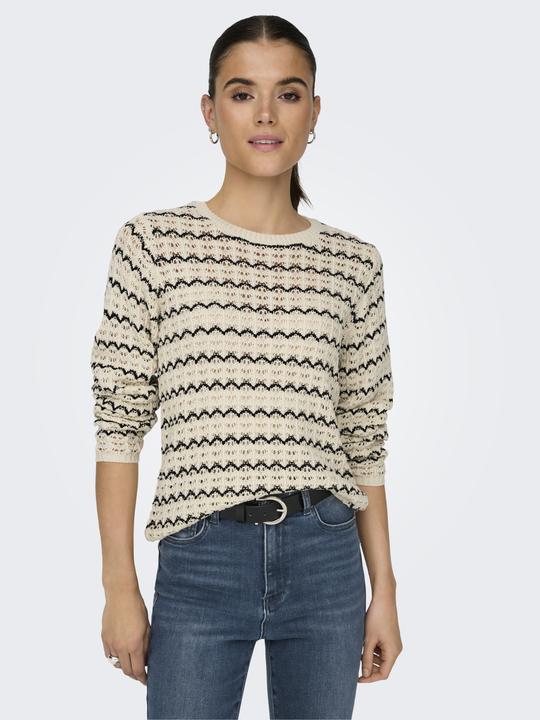 Immagine prodotto Only Maglia pullover con scollo rotondo e vestibilità regolare (L)