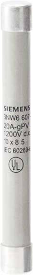 Produktbild Siemens Keramiksicherung FF 12A 1500V DC 10x85mm 3NW6606-4 (12 A)