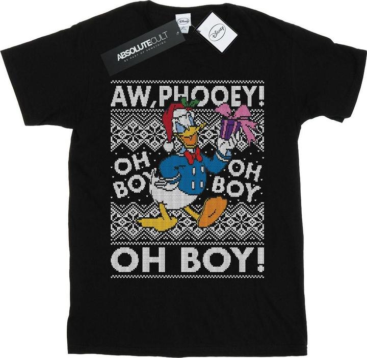 Disney Donald Duck Christmas Fair Isle TShirt (3XL)