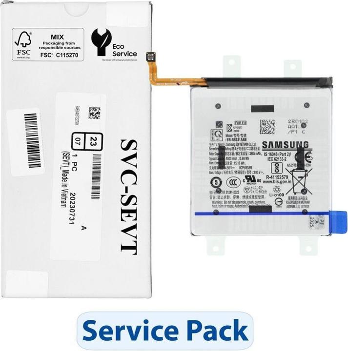 Produktbild Samsung Battery ServicePack BatteryEB-BS931ABE for S25 S931B