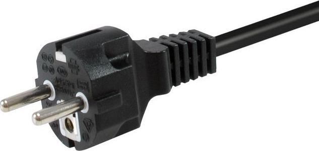 Produktbild equip Netzkabel Anschl. C18 -> Schukon. 180°gew. sw (3 m)