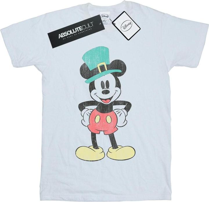 Disney Mickey Mouse Leprechaun Hat TShirt (XL)