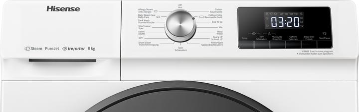 Actual product image Hisense WFQA8014EVJM (8 kg, Left)