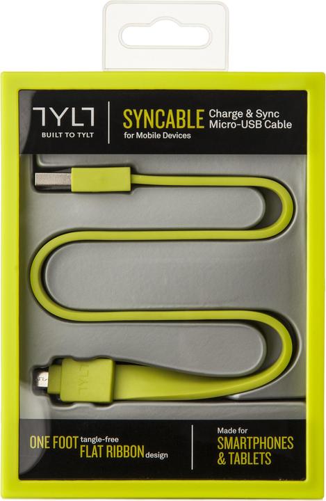 Immagine prodotto Tylt Cavo di sincronizzazione e di ricarica microUSB sincronizzabile