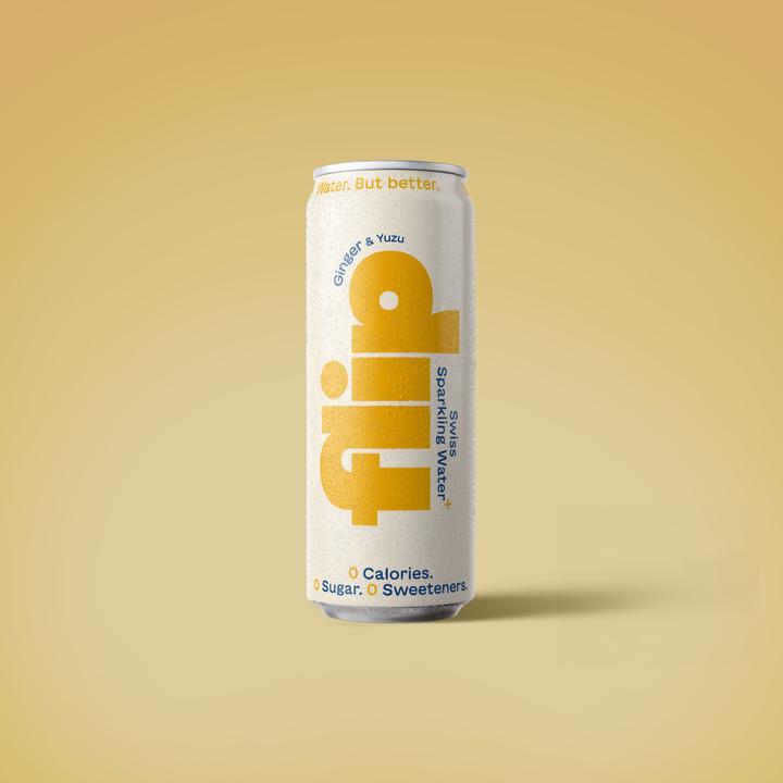 Image du produit Flip Gingembre & Yuzu - Swiss sparkling water+ (12 x 33 cl)