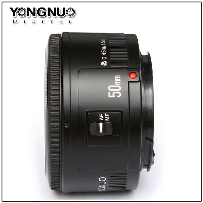 Actual product image Yongnuo 50mm f/1.8 Canon EF (Canon EF, full size, APS-C / DX)