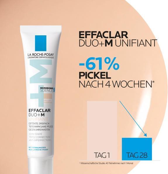 Image du produit La Roche Posay Effaclar Duo+M Unifiant Clair (Beige)