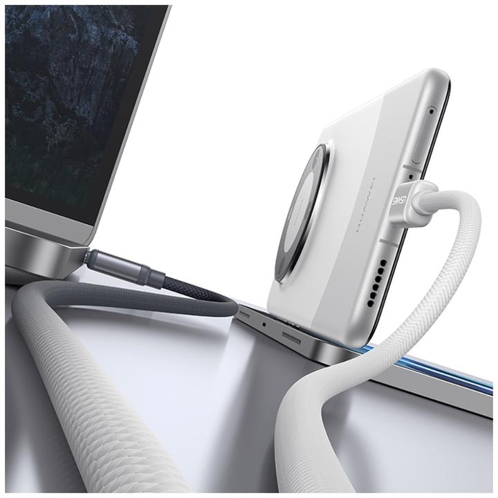 Immagine prodotto Usams Cable Bicolor Series SJ756 PD 60W USB-C/USB-C 1.2m black and white (1.20 m, 60 W)
