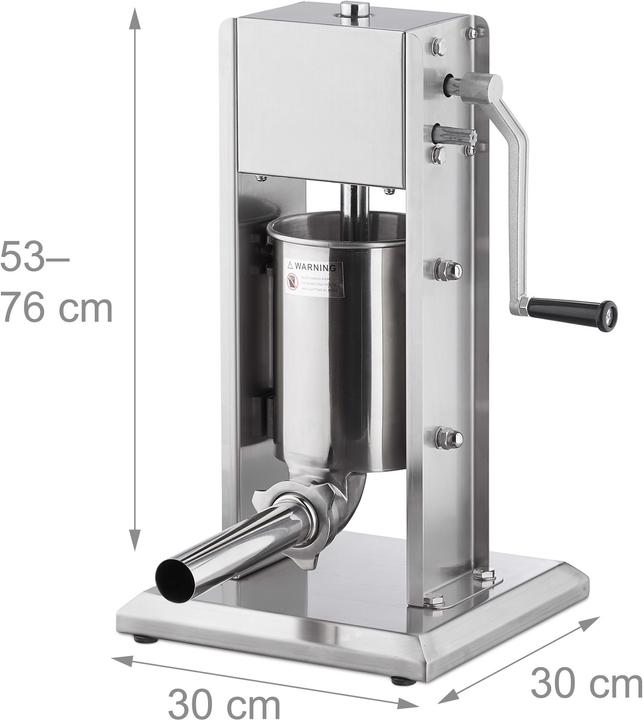 Produktbild Relaxdays Wurstmaschine