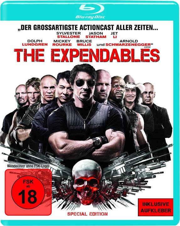The Expendables (Blu-ray, 2010, Anglais, Allemand)