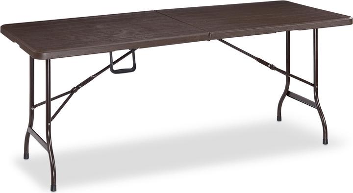 Actual product image Relaxdays Foldable Garden Table Look (180 cm)