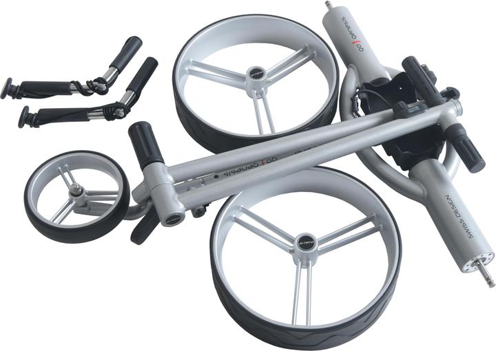 Actual product image at-hena go-genesis mit Zubehör Carbon u. FB-Set Rahmenfarbe