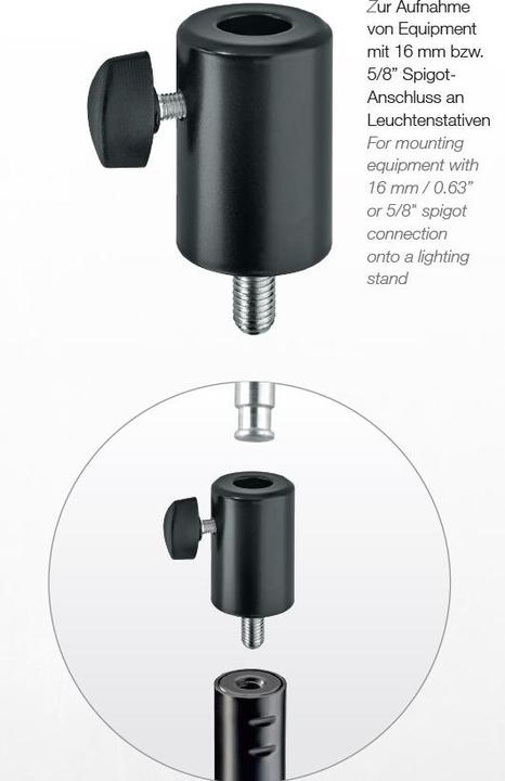 Produktbild K&M 66370 Mini-TV-Zapfen-Adapter