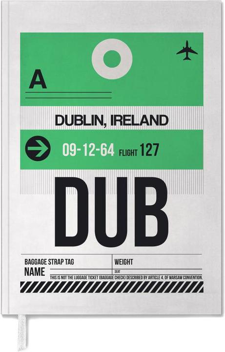 Produktbild Juniqe Dublin - Stadtpläne (A5, Englisch)