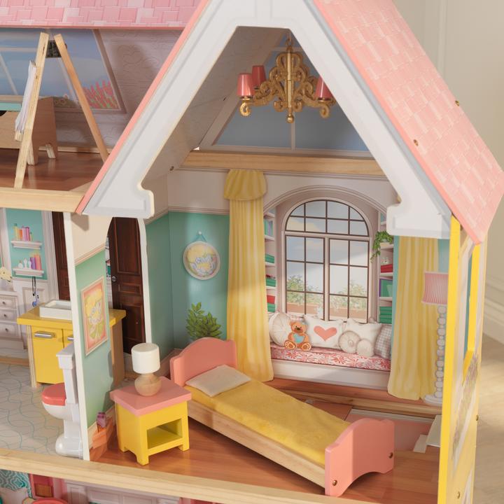Actual product image KidKraft Lola Mansion with EZ Kraft Assembly