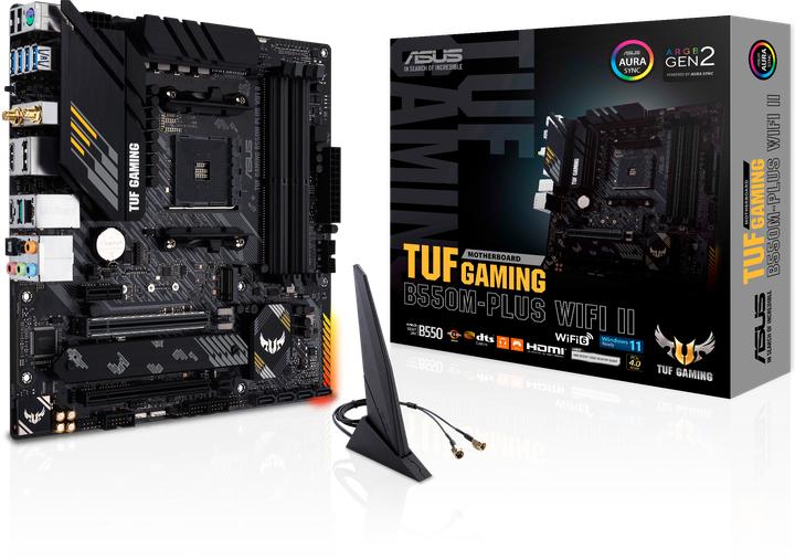 Produktbild ASUS TUF GAMING B550M-PLUS WLAN II (AM4, AMD B550, mATX)