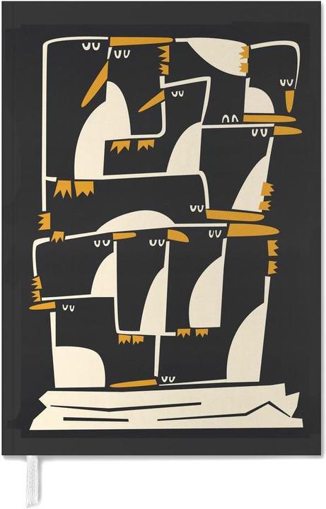 Produktbild Juniqe Penguins - Pinguine (A5, Englisch)