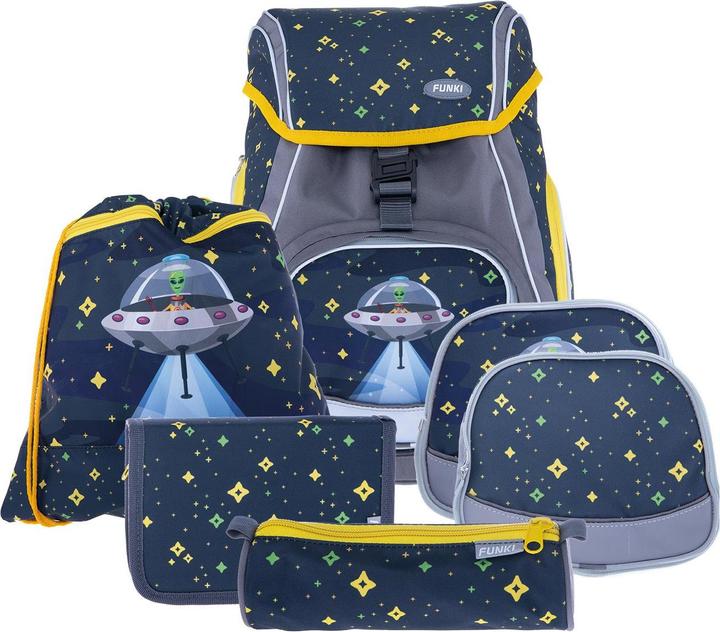 Funki Schulrucksack-Set Flexy-Bag 5teilig (28 l)