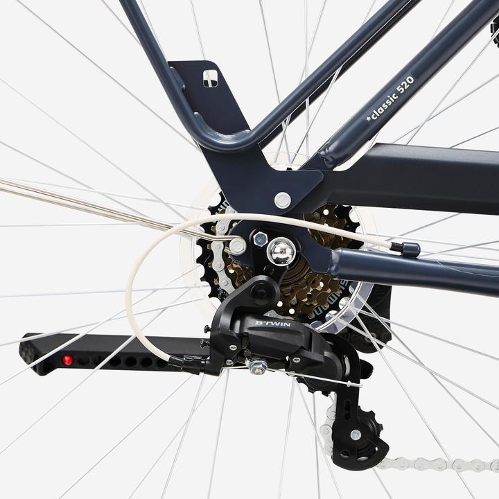 Actual product image Btwin City Bike 28 Zoll Elops 520 LF dunkelblau (48 cm)