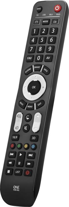 Actual product image One for All Evolve 4 (Universal remote control, Infrared)