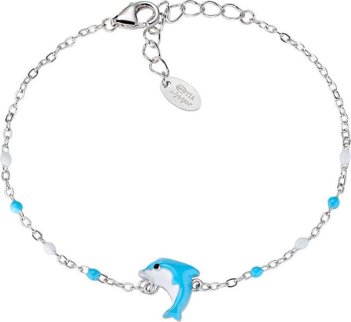 Amen Junior Dolphin Armband (16 cm, Emaille, Silber 925)