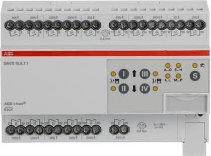 Actual product image ABB Stotz & Kontakt SAH/S16.6.7.1 Switching/shutter actuator, 16gang, 6 A, REG SAH/S16.6.7.1 (Shutter actuator)