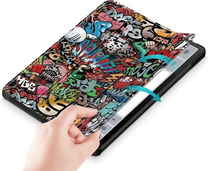 Immagine prodotto Cover-Discount Galaxy Tab S9+ - Smart Case Tri-fold Fumetto (Galaxy Tab S10+, Galaxy Tab S9+)
