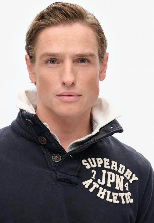 Actual product image Superdry Vintage Athletic Henley Jumper (M)