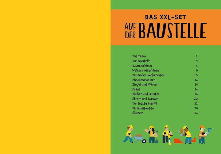 Produktbild Das XXL-Set – Bauen, Wissen, Spielen: Auf der Baustelle (Deutsch, Catherine Sully, Ingrid Ickler, Charles Ballesteros, 2024)